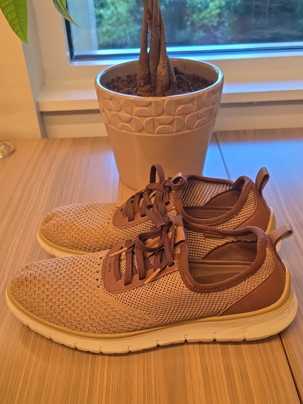 Cole Haan Mens Zerogrand Brown Sneakers Size 8